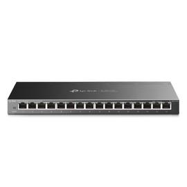 TP-Link 16 Port Gigabit Switch | Easy Smart Managed | Plug & Play | Limited Lifetime Protection | Desktop/Wall-Mount | Sturdy Metal w/ Shielded Ports | Support QoS, Vlan, IGMP and LAG (TL-SG116E)
