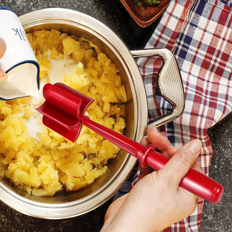 LxcshLjx 2PCS Meat Chopper, Multifunctional Meat Masher, Heat Resistant Potato