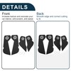 X AUTOHAUX Leather Car Door Anti Kick Pad Sticker for