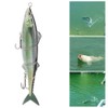 Multiple Segments Bait Fish Lure with Treble Hook Sea Fishing