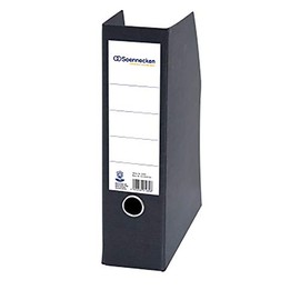 Soennecken Magazine File 2000 DIN A4 Tall 85 mm Hard Cardboard Black