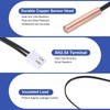 PATIKIL 5K NTC Temperature Sensor, 12 Pcs 15.7 Inch 1%