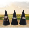 desikaky Ring Stand, Ring Storage Case, Jewelry Stand, Wooden Cone
