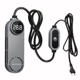 boxtech Aquarium Heater 100W Thermostat Adjustable Aquarium Heater with Temperature Display for Fish Tanks and Aquariums 35-80L
