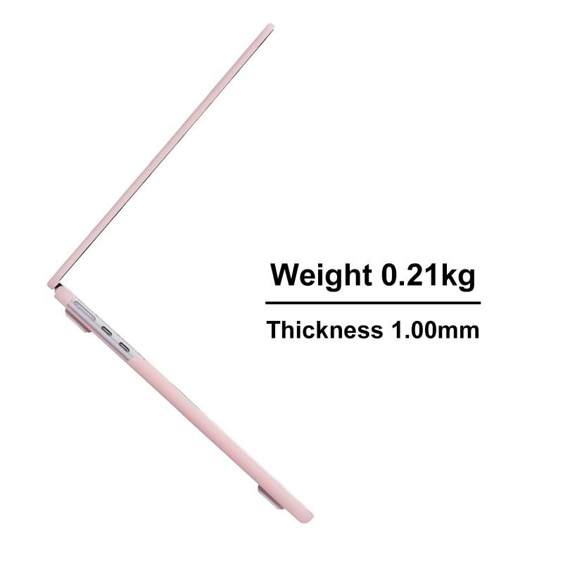 EooCoo Compatible with MacBook Air 13 inch Case M5 2026-2022