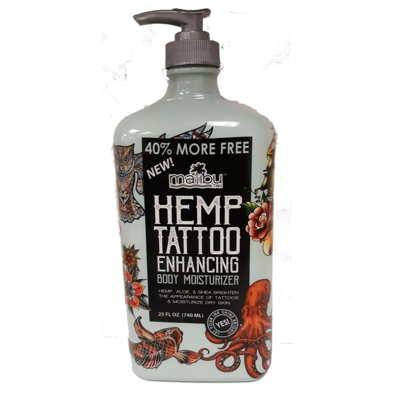 Malibou Tan Malibu Tan Hemp Tattoo Enhancing Body Moisturizer 25