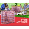 Large Laundry bags Storage Bag Waterproof with Zips, Travel Laundry