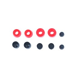 ANCLLO 10 Pack Hardware, Skateboard Truck Rebuild Kit Bushings and Pivot Cups for Trucks Repair Rebuilding Kit, PU, Outdoor Sports Tools