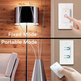 LoraTap Magnetic Remote Control Outlet Plug, for Christmas Tree Lights, Holiday Decoration Lighting, Indoor Lamp, Electrical Outlets Smart Wireless Light Switch, 16 Amp