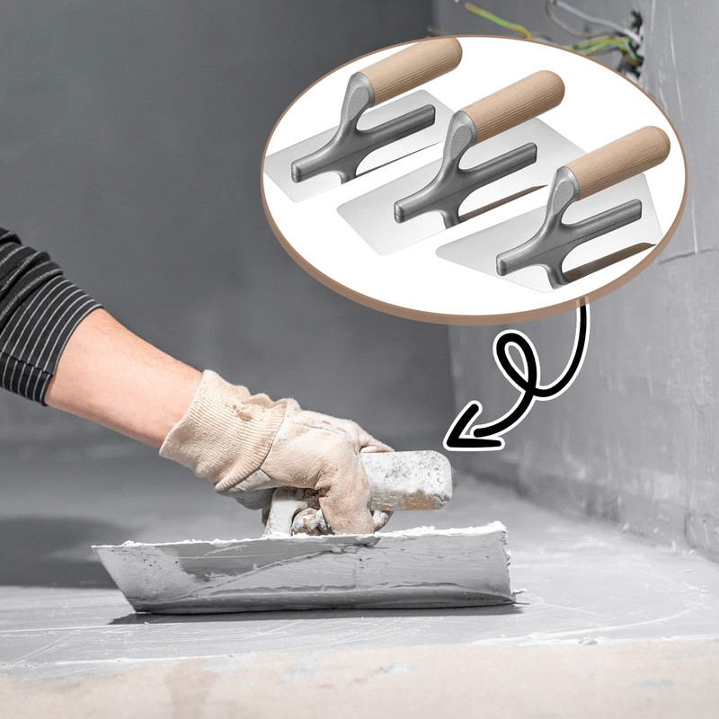 Lasnten 3 Pcs Venetian Art Paint Plaster Trowel Set