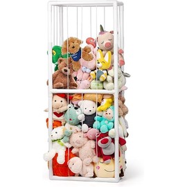 Stuffed Animal Zoo Storage Stuffed Animal Holder PVC Plush Storage Organizer Shelf with Elastic Band for Nursery Play Room Bedroom