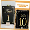 NOLITOY 3sets Double Sided Table Number Cards for Weddings Parties