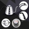 304 Stainless Steel Pour Over Coffee Gooseneck Kettle Teapot with