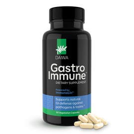 Daiwa GastroImmune - Gut Health and Immunity Supplement - Non-GMO, Protein-Based Formula for Digestive Wellness – 60 Capsules