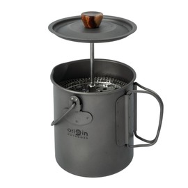 Origin Outdoors 562061 Unisex - Adult Titan French Press 3 in 1, Multi-Colour, 750 ml