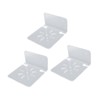 3pcs Acrylic Small Wall Shelf Floating Shelf for Security Cameras
