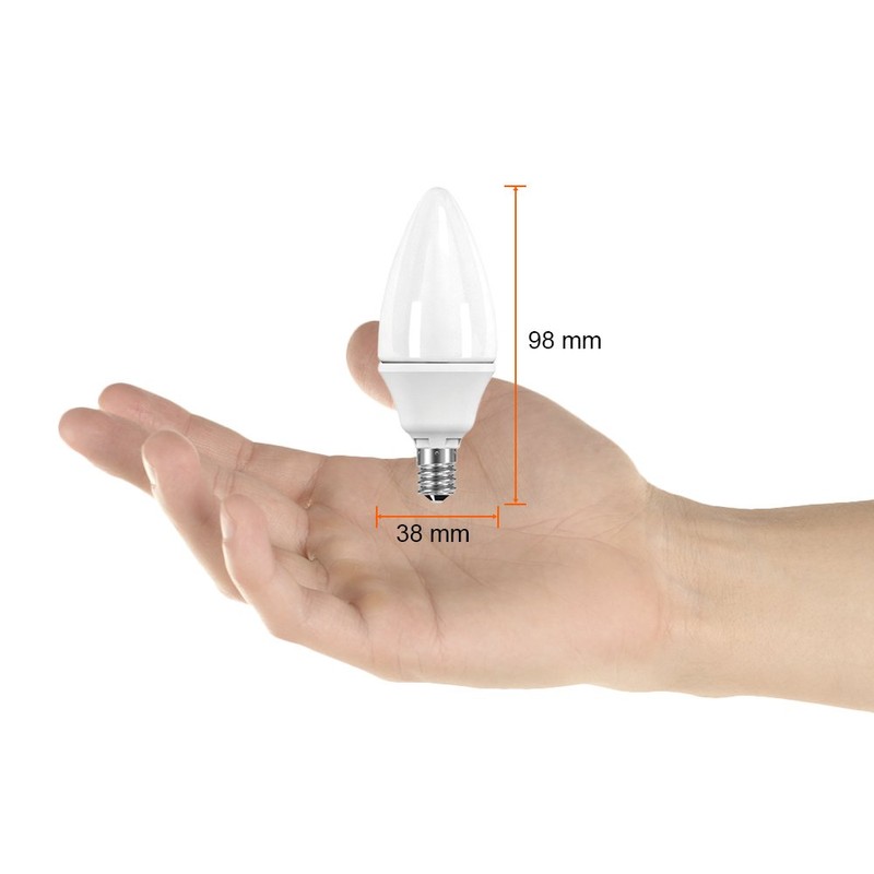 Tecnolite Foco LED, color Blanco Cálido Tecnolite EICE12-LED/4W/30