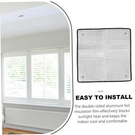 Levemolo Privacy Window Film Removable Insulation Film for Car Home Office Suction Cup Shades