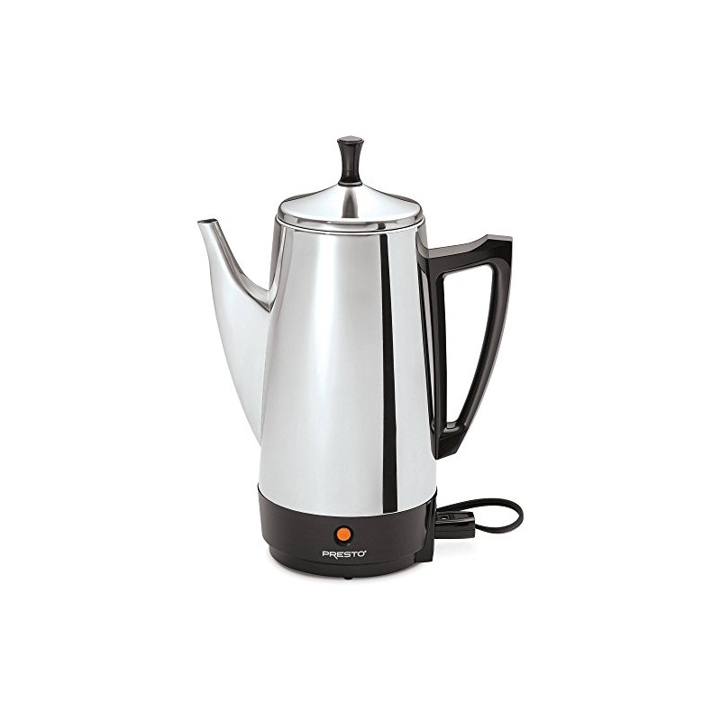 Presto 12-Cup Stainless Steel Coffeemaker