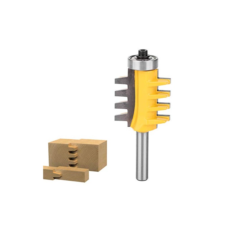 8mm Shank Tongue and Groove Router Drill Rail, Reversible Finger