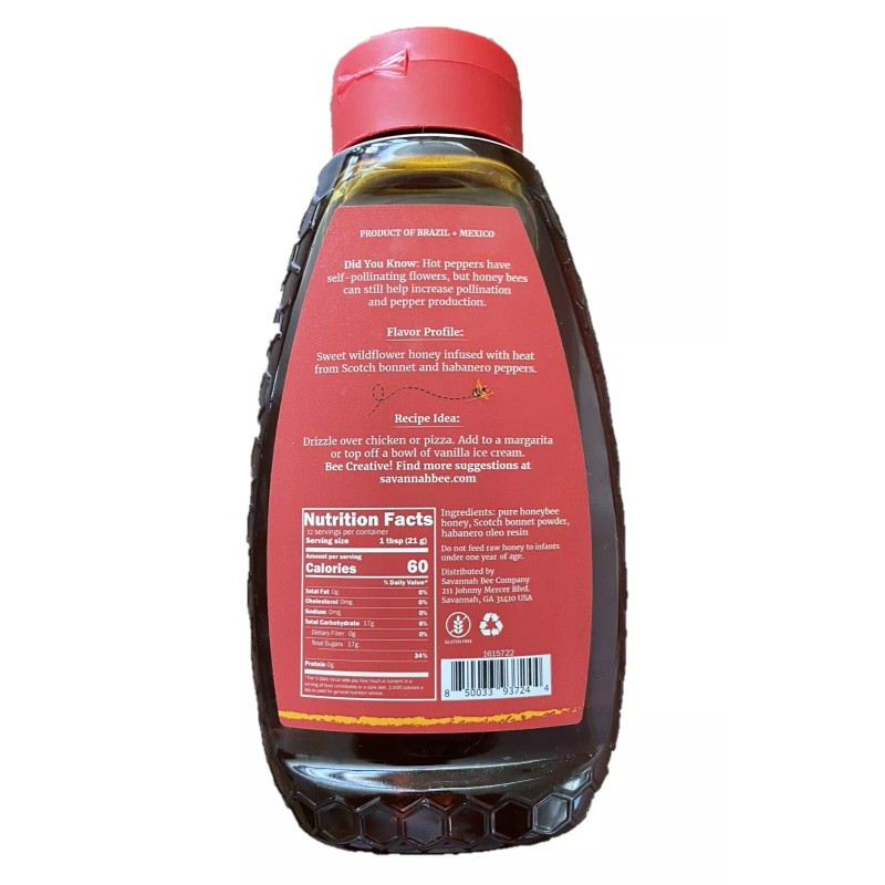 Savannah Bee Company 2-PACK Savannah Bee Company Hot Honey, 24