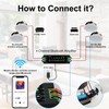 Herdio 6.5" 600 Watts Bluetooth Ceiling Speakers Wireless Home Recessed