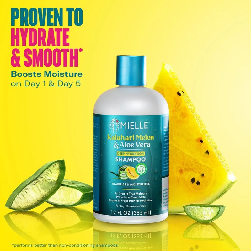 Mielle Kalahari Melon & Aloe Vera Deep Hydration Shampoo -
