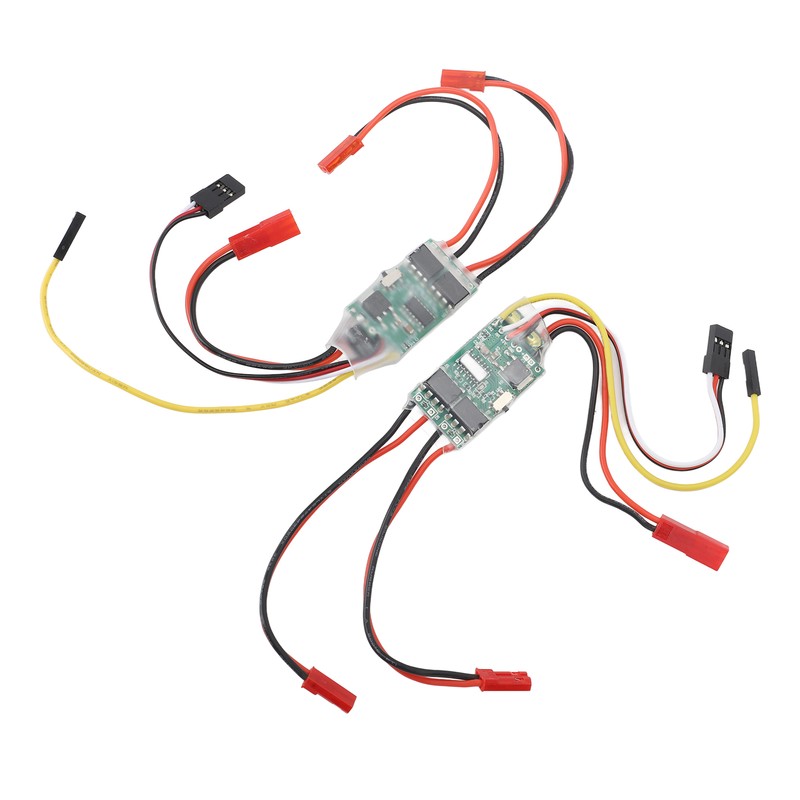2PCS Brushed ESC Two Way Bidirectional Waterproof 5A Differential ESC