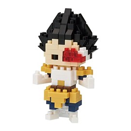 nanoblock - Vegeta [Dragon Ball Z], Character Collection Series Building Kit , White