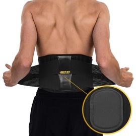 Bionix Back Support Belt Brace with Removable Lumbar Pad-Lower Back Support for Men and Women-Provides Support for Scoliosis, Herniated Disc, Sciatica, Degenerative Disc Disease Small