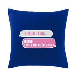 Hippowarehouse Hi Bed, I will be back soon x Printed bedroom accessory cushion cover case 41x41cm
