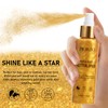 Pjordo Body Glitter Spray, Shimmer Spray, Gold Glitter Spray for