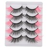 Healeved 5 Pairs Natural False Eye Lashes Lash Extensions for