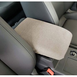 Car Console Covers Plus Fits Subaru Forester 2015-2018 Fleece Center Armrest Cover for Center Console Lid Made in USA Taupe
