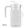 Jarra de Agua Acrílica Transparente con Tapa para Bar, Botella
