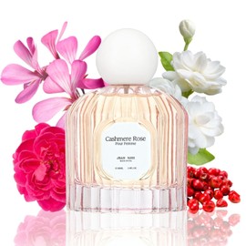 Jean Rish Cashmere Rose Perfume for Women, Eau De Parfum (3.4 Fl Oz / 100ml) with Oud, Jasmine & Pink Pepper Notes - Long Lasting and Luxury Fragrance