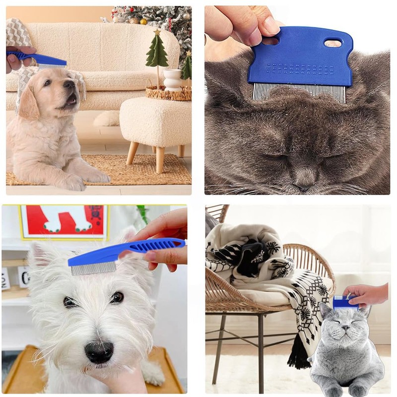 Lxtness Lice Comb, 4 Pieces Lice Combs, Flea Comb, Nit