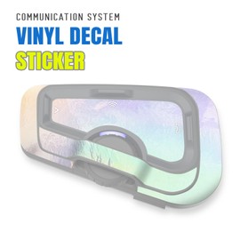 MC MOTOPARTS Protective Cover Decal Wrap Sticker 2 pcs Holographic Compatible with Cardo Freecom 4X 2X