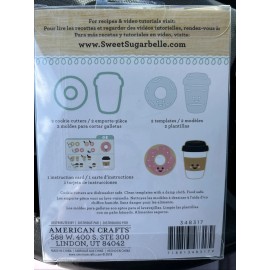 American Crafts Sweet Sugarbelle Coffee & Donut Cookie Cutter Kit