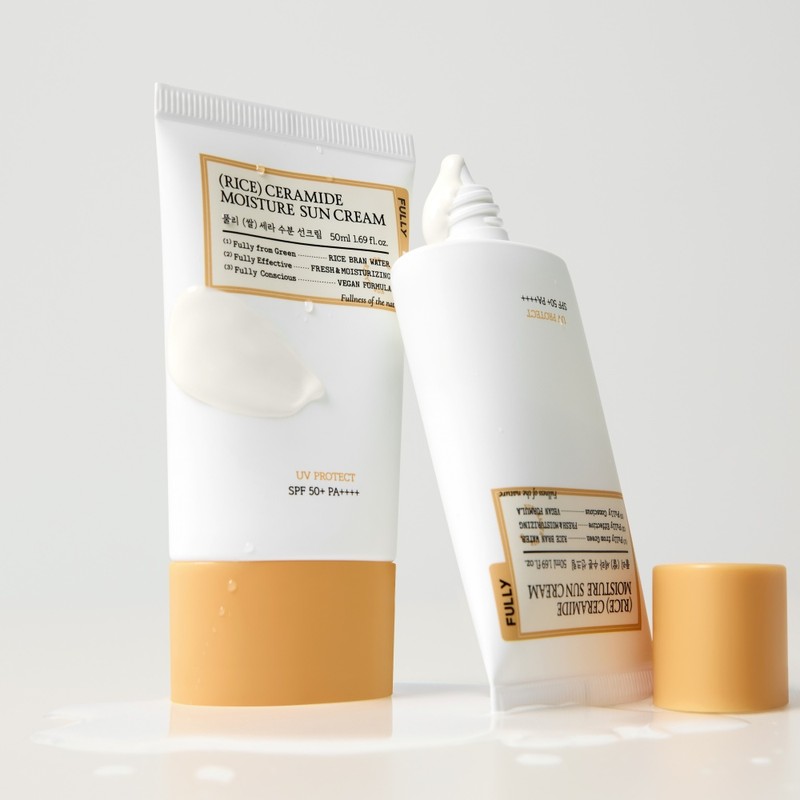 pulley [Set of 2] Fully Rice Cera Moisture Sun Cream
