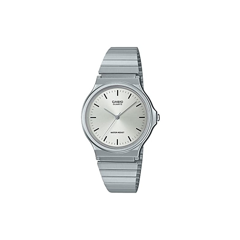 Casio Collection Standard Analog Wristwatch MQ-24 Series, Silver, Newest model