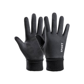 CLEPSIDRA® Guantes para Ejercicio de Tela Extra Suave. Guantes Hombre con Forro Termico para Uso Constante. Guantes Mujer Aptos para Usar Pantallas tactiles. Accesorios Deportivos. Unisex Gloves.