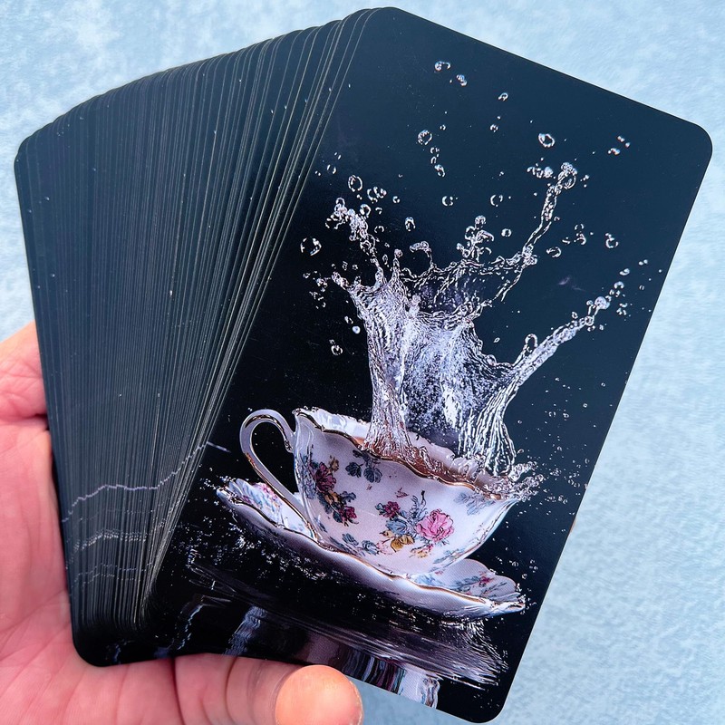 GZXINKE Spill Tea Oracle Deck, Relationships Oracle Cards, Life Oracle