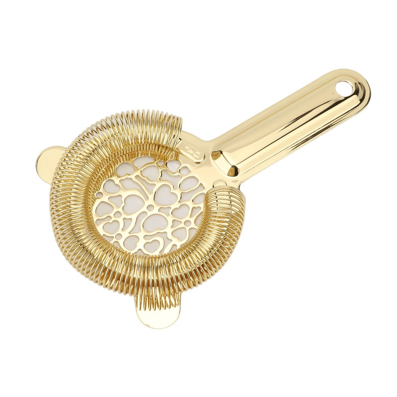 Cocktail Strainer Stainless Steel Gorgeous Glossy Bartending Ice Strainer for