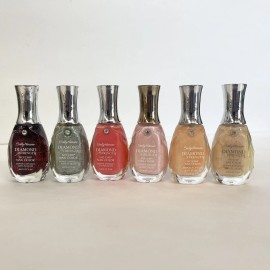 Sally Hansen Set Of 6 Assorted Colors Sally Hansen Diamond Strength No Chip Nail Color