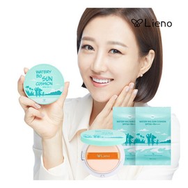 리에노 장윤정 수분듬뿍 빅 선쿠션 본품 1개 + 리필 2개 Rienno Jang Yoon Jung Moisture Full Big Sun Cushion 1 Set + 2 Refills