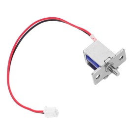 iplusmile Mini Solenoid Lock Travel Electromagnet for Push-Pull for Cabinets Locking Mechanisms Home Office Settings