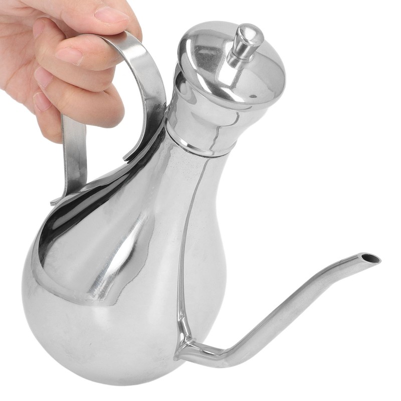 304 Stainless Steel Olive Oil Bottle Household Kitchen Vinegar Pot