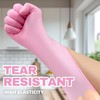 Beastek Nitrile Disposable Gloves, 4 mil Pink Powder-Free Latex-Free Medical