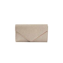 CORIOS Women's Clutch Shiny Sequins Evening Bags Envelope Handbag Wedding Bridal Purse Shoulder Bag with Removable Chain Elegant Shoulder Bag for Banquet Party Prom, gold, Retro